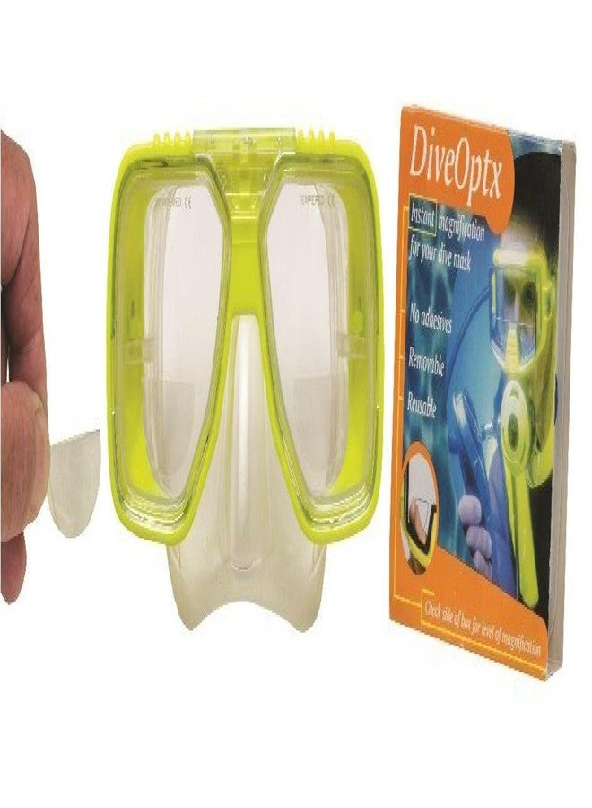 Calabria Hydrotac Dive OPTX 20/20 Stick On Bifocal Lenses +2.75 Scuba Mask Magnifying BiFocal Stickers Diving Swim Goggles - Image 5
